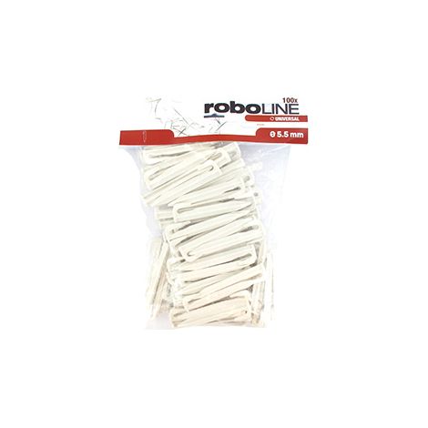 Lot De 100 Clous / Cavaliers Universels à Base De Maïs. Pour Fixation Des Câbles Périphériques De Tondeuses Robotisées. Longueur