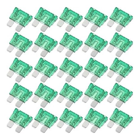 25pcs Blade Style Fuse 30A Blade Style Fuse for Car Boat Green (1/5)