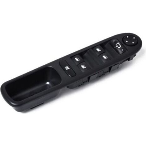 Interrupteur de commande de lève-vitre ABS, interrupteur principal pour vitres électriques, pièce de rechange 6554.KT. Compatible avec 307 SW, 307SW et 307CC (2003-2010).