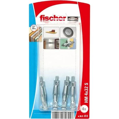 Anclaje metálico fischer hm 5 cm carga 20 kg