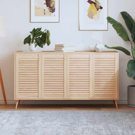 vidaXL Ante con Design a Lamelle 4 pz 69x39,4 cm in Legno di Pino