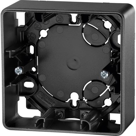Helios KWL-APG Touch bl Aufputzgehäuse für KWL-BE Touch, Schwarz (1/2)