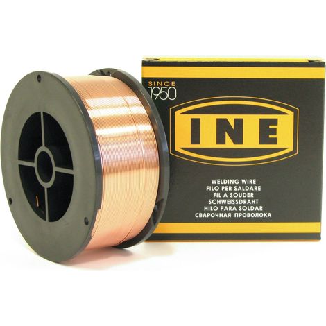 Fil à souder MIG MAG 0.6 mm 700 g – Bobine acier cuivrée diamètre 100 mm – Amorcage facile, faible projection – Pour construction métallique