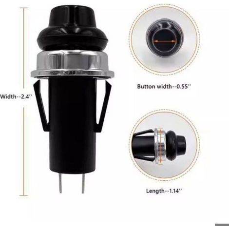 Interrupteur décoratif pour barbecue - - Compatible Summit 460, 470, S-670, S-460 - Facile à installer (1/5)