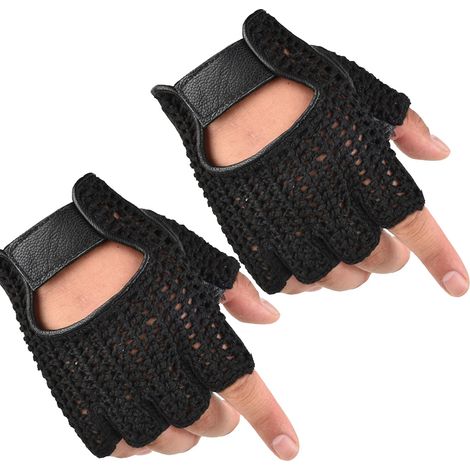 Gants de fitness sans doigts en maille respirante, paume cuir synthétique, anti-dérapants, pour musculation et haltérophilie