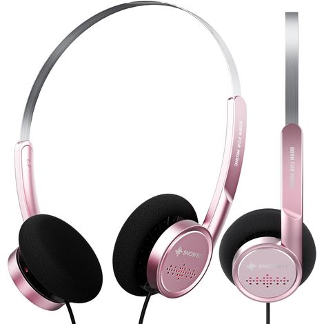 Cuffie circumaurali FiiO Snowsky Wind - rosa - in stile retrò (1/5)