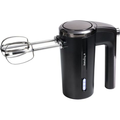 Wiederaufladbarer Akku-Handmixer Kunststoff-Edelstahl Schwarz (1/4)