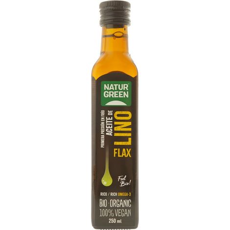 ACEITE DE LINO 1ª presion frio 500ml. BIO (1/3)