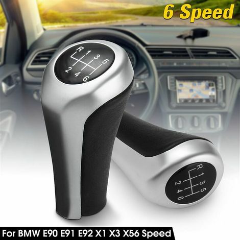 Pommeau Levier 6 Vitesse Manuel Freins Main Pr BMW E46 E63 E90 E91 E92 X1 X3 X5 (1/4)