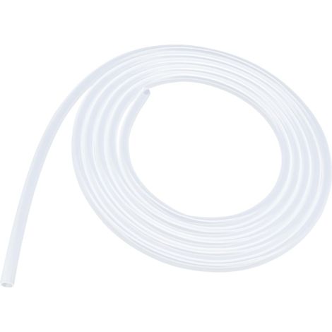 Tuyau en silicone transparent, tuyau de qualité alimentaire, taille 5,0 mm x 8,0 mm, longueur 2,5 m (8,2 pi), épaisseur 1,5 mm, tuyau en caoutchouc silicone flexible pour tuyaux d'air/eau (1/5)