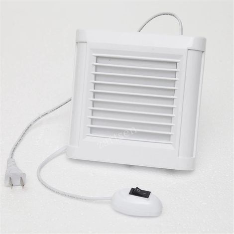 Ventilateur D'extraction Electrique - 100 mm Ou 150 mm - Pour Salle De Bain Cuisine Toilettes - Ventilation En Ligne - 1 Piece (1/5)