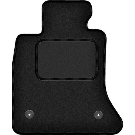 Alfombrilla de terciopelo para el conductor para: BMW Serie 5 F11FL familiar, Touring (2013-2017) negra