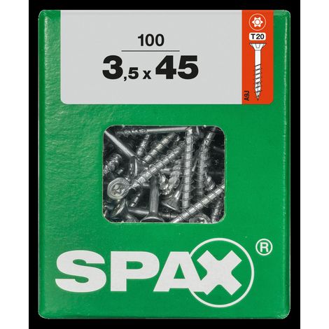Vite Spax universal screw T-STAR plus 3.5x45mm 100 pezzi