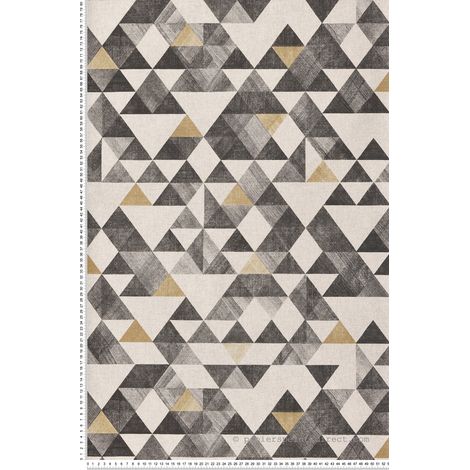 Papier peint vinyle rétro vintage 53cm x 10,05m – Motifs géométriques scandinaves – Lessivable et strippable – Bonne résistance à la lumière - LTC-11170109 (1/4)