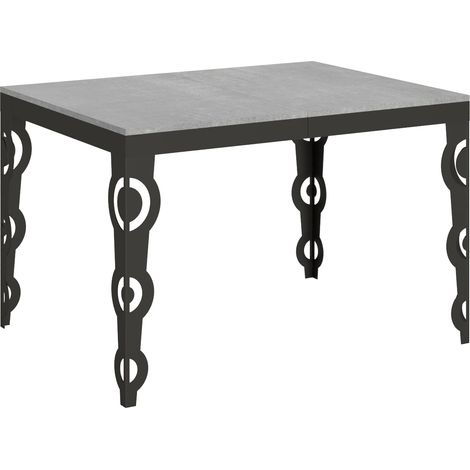 Tavolo Allungabile 120-380x90x77 cm Karamay Evolution Cemento (1/5)