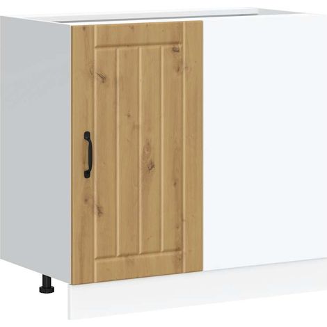 Maison Exclusive - Mobile base da cucina Lucca Rovere Artigianale Legno Multistrato