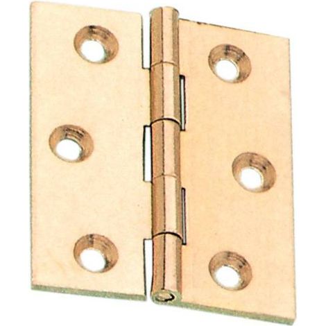 24 x CERNIERA FRESATA PIANA OTTONE SATIN 70X55 MM