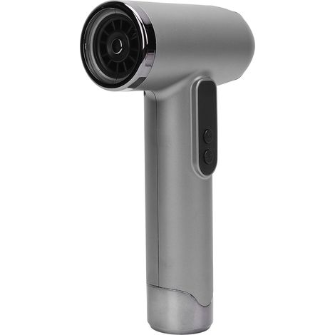 Sèche-cheveux sans fil 200 W 100 000 tr/min, chargement USB, séchage rapide, silencieux, portable, idéal pour la maison, les voyages et les résidences étudiantes. Couleur : argent, prise européenne. (1/5)