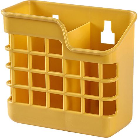 Panier Lave-vaisselle - Porte-chopsticks - Séchoir et Rangement pour Petits Ustensiles de Cuisine - 2 Compartiments - Plastique - 1 Pièce (1/3)
