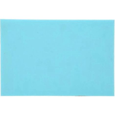Bloc de gravure pour tampon en caoutchouc, bloc gomme DIY pour gravure de tampon en caoutchouc, 15 x 10 x 0,8 cm, bleu ciel. (1/5)