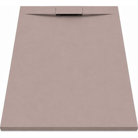 Plato de Ducha de Resina Antideslizante  100x70  Incluye Válvula Oculta de Desagüe y Rejilla  Color Rodas (1/5)