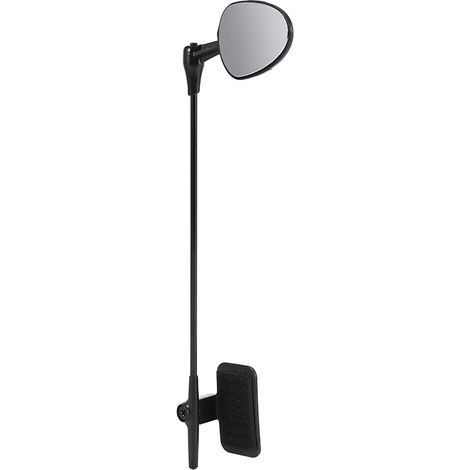 Rétroviseur de Vélo de Montagne Sécuritaire en ABS Durable, Miroir Réglable Offrant une Visibilité Claire (1/5)
