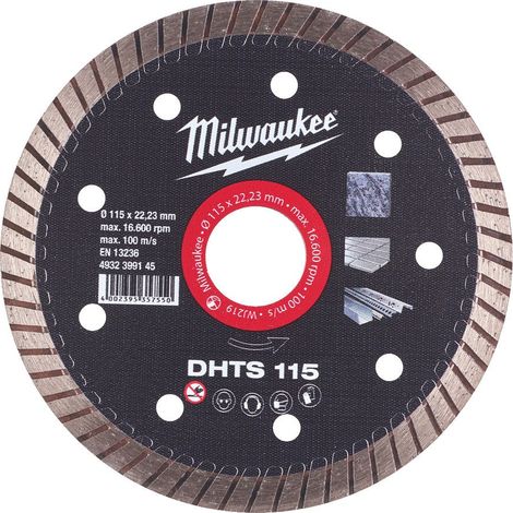 Disco Diamantato Dhts 115mm - Gres Porcellanato E Marmo Milwaukee 4932399145