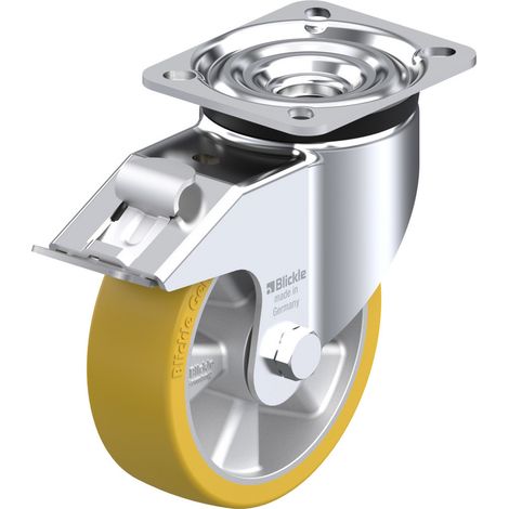 Blickle 605741 LK-ALTH 125K-1-FI Lenkrolle mit Feststeller Rad-Durchmesser: 125 mm Tragfähigkeit (ma