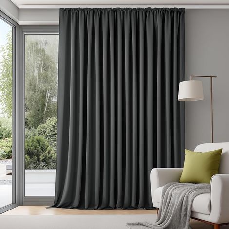 1 Panneau Rideau Occultant 280x245 CM, Isolation Thermique, Polyester, Salon Chambre (1/5)