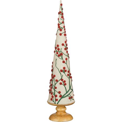 Mica Decorations Sapin de Noël décoratif Rouge H55xl12xL12cm (1/4)