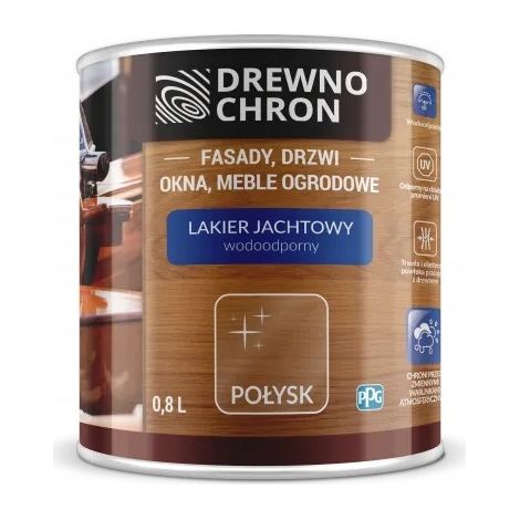 Drewnocron barniz para yates brillo 0,8L (1/5)