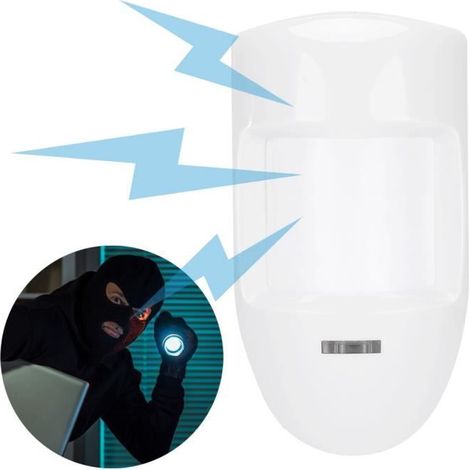 PAS® 12V filaire double capteur de mouvement PIR détecteur infrarouge avertissement relais d\'alarme système de sécurité à dom (1/4)