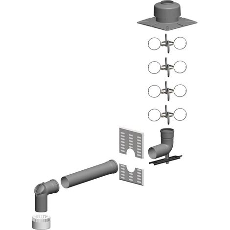ATEC Kit de base conduit d 100 DN 100 avec conduite de raccordement, 2372