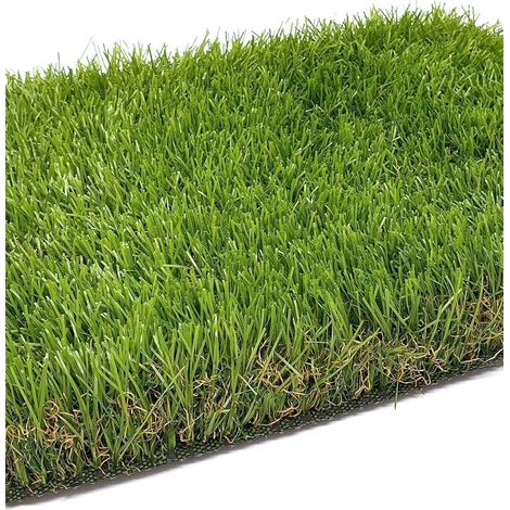 Césped Artificial Oslo 40mm - Modelo Acolchado, Confortable y Resistente 2 x 4 metros: 8 m2 - (1/4)