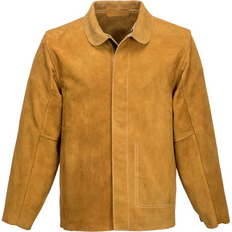 Veste de soudeur en cuir Bronze 3XL (1/2)