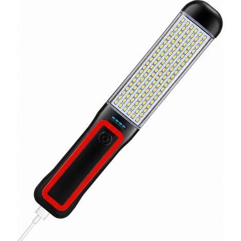 Lampe Baladeuse Led Rechargeable Magnétique pour Voiture Rouge (1/5)