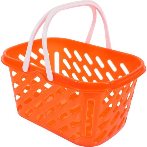Panier D'achat en Plastique Portable avec Poignée pour Garçon et Filles, pour Jouer la Cuisine Panier D'épicerie, Sandales Femme Couleur Aléatoire (1/5)