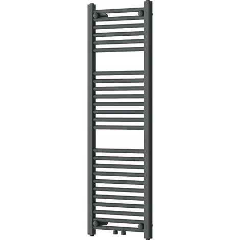 Radiador secatoallas eléctrico 439W 120x40x3cm, Gris (1/4)