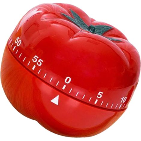 Minuteur Mécanique pour Gestion Temps en Plastique Cuisine Rouge de (1/5)