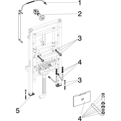 VIEGA 776213 Élément lavabo Prevista Dry (1/5)