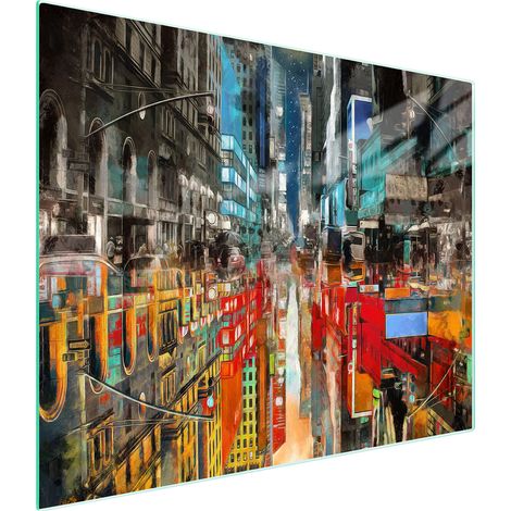 Glasschneidebrett 52x30 CITY (1/5)
