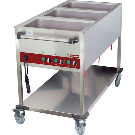 Chariot thermique 3 GN 1/1 - 3 températures - Diamond