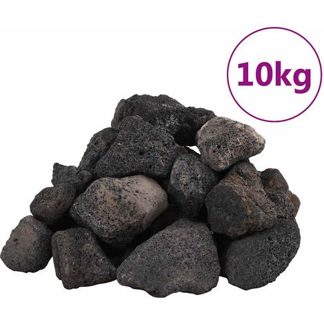 Roches volcaniques 10 kg noir 5-8 cm (1/5)