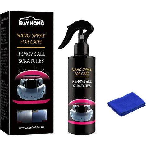 Spray nano réparateur rapide pour rayures de voiture, agent de rénovation multifonctionnel 120 ml (1/5)