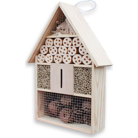 HABAU Insektenhotel aus Holz, 31 x 10 x 48 cm (1/2)