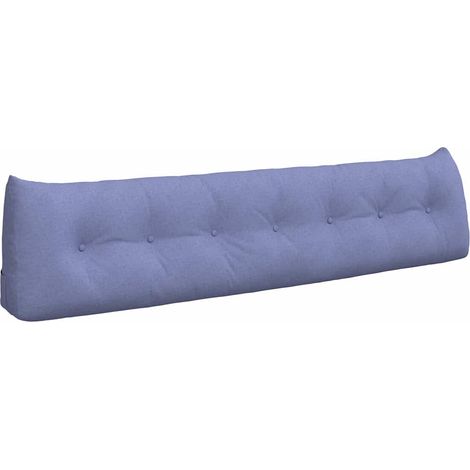 Cojín de Espalda Azul jeans 200 x 24 x 50 cm tela vidaXL
