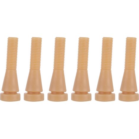Lot de 100 bâtonnets de rechange en caoutchouc pour plumeuse de volaille (canards, poulets, oies), couleur rose jaunâtre. (1/5)
