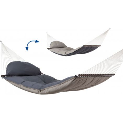 Hamac XXL FAT Hammock Taupe Amazonas 365x140cm (1/5)