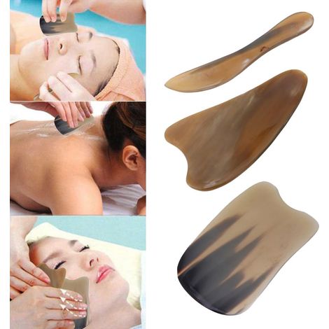 Massager Pack of 3 Plastic Spa Board with 3 Different Shapes for Massage Therapy on Wrist and Shoulders, Portable for Adults, Random Style (1/5)