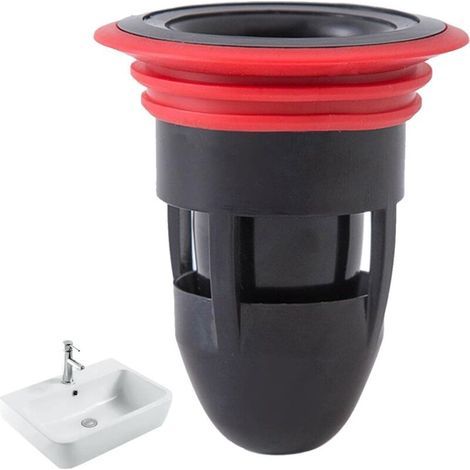 Tappo di scarico a pavimento - Filtro per scarico doccia, bagno e cucina, blocca odori, dispositivo antiriflusso per prevenire intasamenti e cattivi odori (1/5)